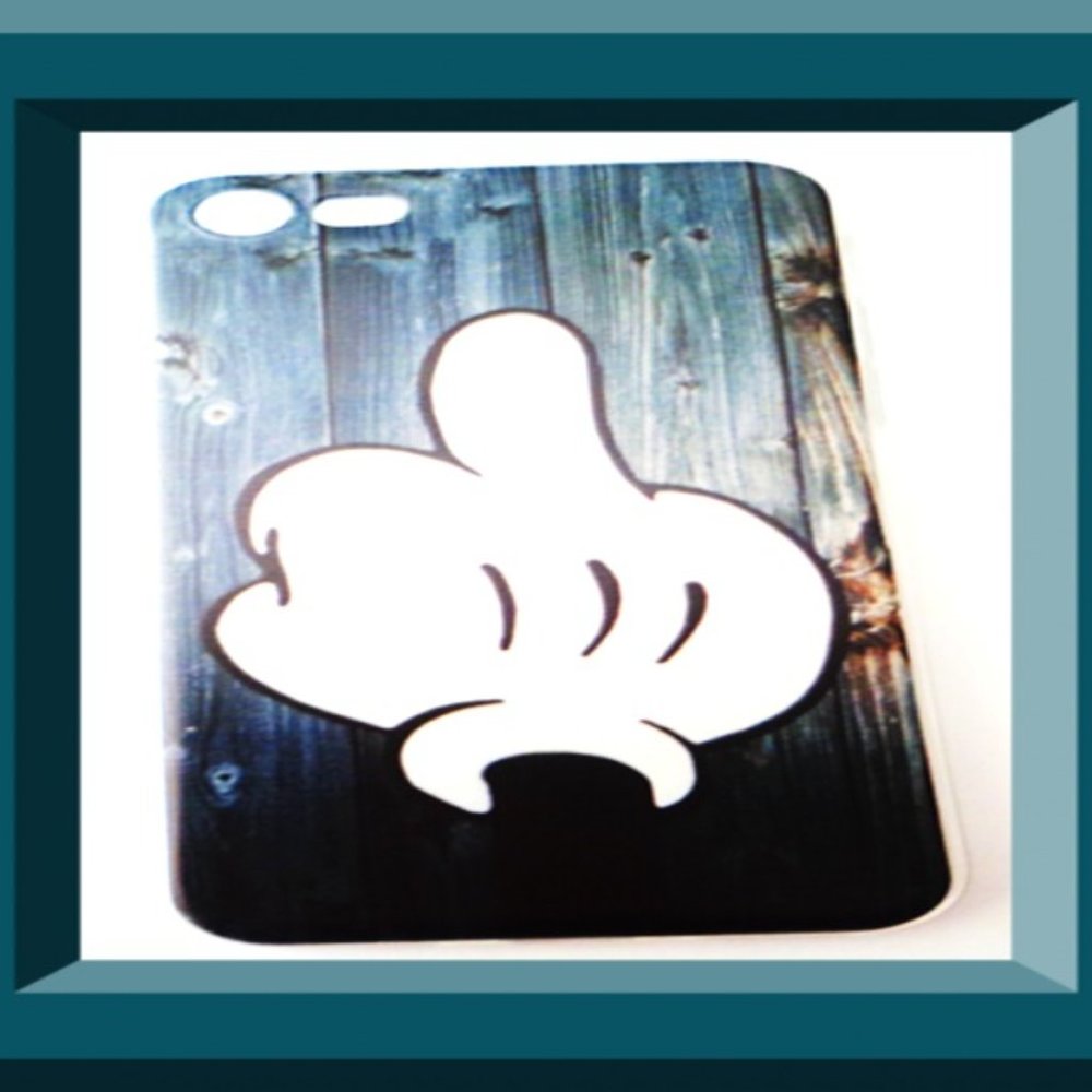 Mickey Mouse Theme Middle Finger F*** You Iphone 8 Silicone Case